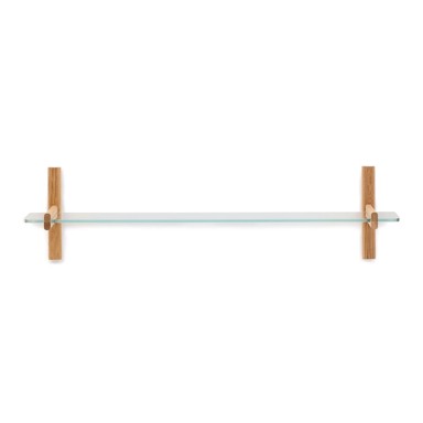 KAVE HOME Stakleni modularni sustav polica u prirodnoj boji 110x28x30,5 cm Sitra 