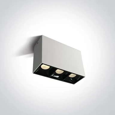 Stropna svjetiljka DM12307B/W/W, LED 3x7 W, 3000 K, 1650 lm, 36°, 240 V, bijela