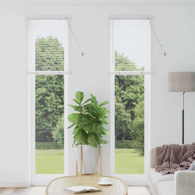 Zavjesa za prozor sa zavjesama 60 x 220 cm, bijela