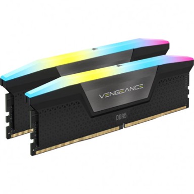 CORSAIR RAM memorija Vengeance RGB CMH96GX5M2B6600C32, 96GB (2x48GB), DDR5 4800MHz, CL32, DIMM, crna