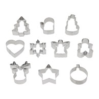 BLOMSTERBERGS Rezaći za kolače u setu 10 kom s božićnim motivom