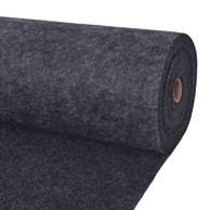 Tepih, 1,2 x 10 m, poliester, antracit