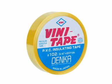 KEMOT Izolacijska traka PVC 0,2 mm x 19 mm x 20 m, žuta