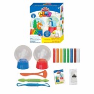PLAY-DOH Set oblikuj i modeliraj snježnu kuglu, 80g