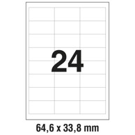ZWECKFORM Etikete ILK 64,6x33,8 mm 3658 100 listova