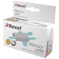 REXEL Ulošci za klamericu Mercury, 2500 kom
