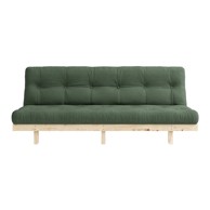 KARUP DESIGN Kauč na rasklapanje Lean Raw Maslinasto Zelena, 190x99x73 cm