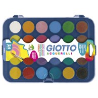 GIOTTO FILA Vodene boje s kistom 3320 (3524), Ø 30 mm, 24 boje