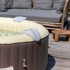 EASE.ZONE Relax set za masažne kade s naslonom za glavu i držačem za piće