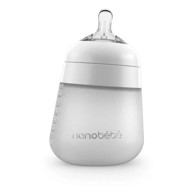 NANOBEBE Silikonska bočica Flexy, 270ml, bijela