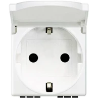 BTICINO Utičnica s poklopcem bijela living light n4141pw