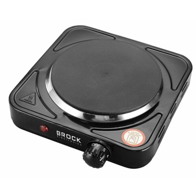 BROCK Prijenosna električna ploča EP 100 BK, 1500 W, crna