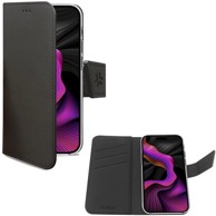 CELLY Novčanik futrola za iPhone 15 Plus, crna