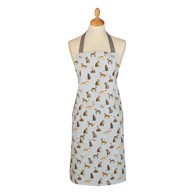 COOKSMART Plava pamučna pregača Curious Cats