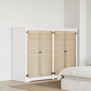 Vrata ormara, 110 x 39,5 x 2,1 cm, masivna borovina, smeđa, 4 komada