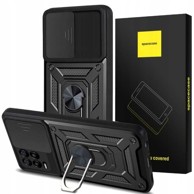 SPACECASE Camring oklopna maskica za Realme 8 / Realme 8 Pro, crna