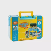 Set garaža i trkači auti u koferu