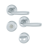 HOPPE Rozeta garnitura MARIBOR 1766/17KV/17KVS F1 WC, aluminijska