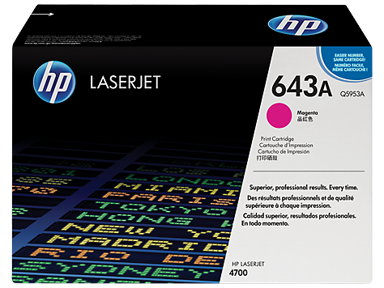 HP Toner za printer Q5953A / 643A, magenta