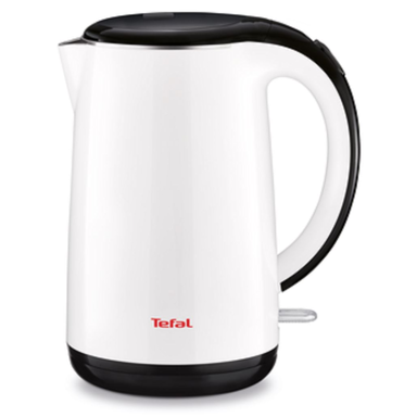 TEFAL Električno kuhalo za vodu KO260130, 1,7 l, 2400 W, crno/bijelo