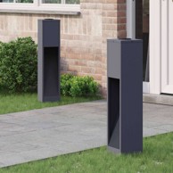 Solarna LED svjetiljka za stazu 2 pcs Antracit