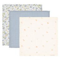 LITTLE DUTCH Tetra krpice za lice Forest Friends, 3 komada, 25x25 cm