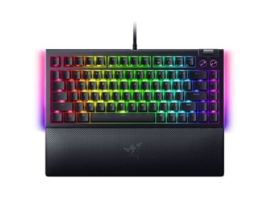 RAZER Tipkovnica BlackWidow V4 75, crna, mehanička, RGB, HR/US Layout, USB