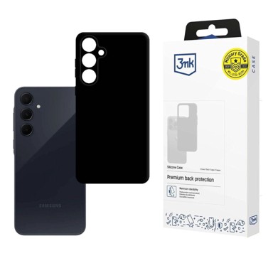 3MK Silicone Case, Samsung Galaxy A35 5G, crno
