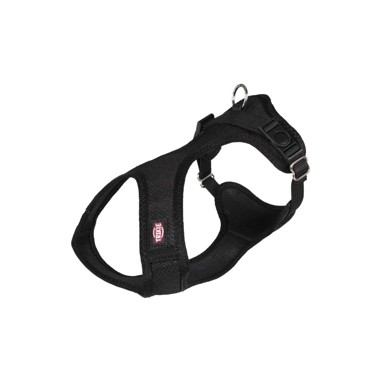 TRIXIE Oprsnica za pse Soft S 33-50 cm/20 mm crna