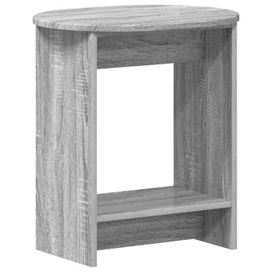 Bočni stol, 50 x 39,5 x 55 cm, konstrukcijsko drvo, sivi sonoma