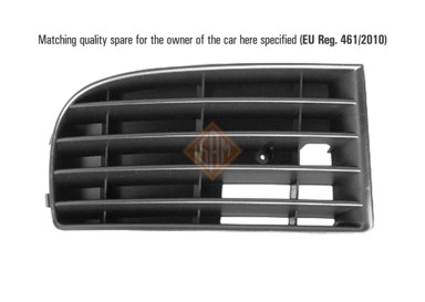 ISAM Maska branika VW Golf 5, prednja desna, bez maglenke, 4 rebra