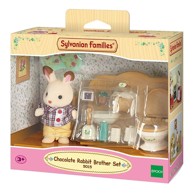 SYLVANIAN FAMILIES Komplet brat čokoladni zec (kupaonica) 