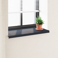 Prozorska klupčica, antracit s drvenim uzorkom, 100 x 45 x 4,5 cm