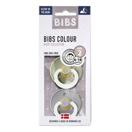 BIBS Duda varalica Colour, okrugla, zelena svjetleća/siva svjetleća (vel. 1)