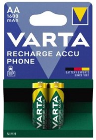 VARTA Punjive baterije Phone Accu AA 1600 mAh (2 kom.)
