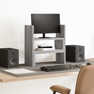 Organizator za stol podesivi, 40 x 17 x 41 cm, drveni, boja hrasta