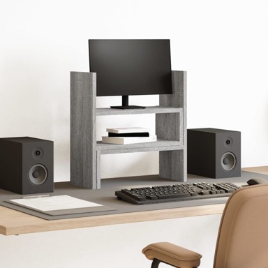 Organizator za stol podesivi, 40 x 17 x 41 cm, drveni, boja hrasta