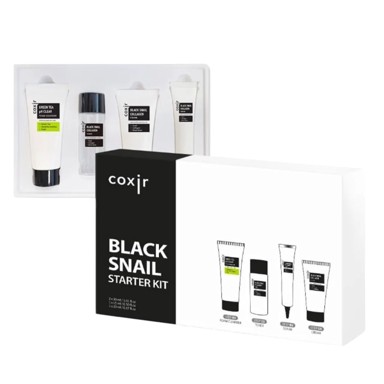 COXIR Set za njegu lica Black Snail Starter Kit