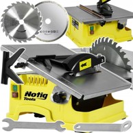 NOTIG TOOLS Kružna pila 2u1 180 mm 1600W, crno-crvena