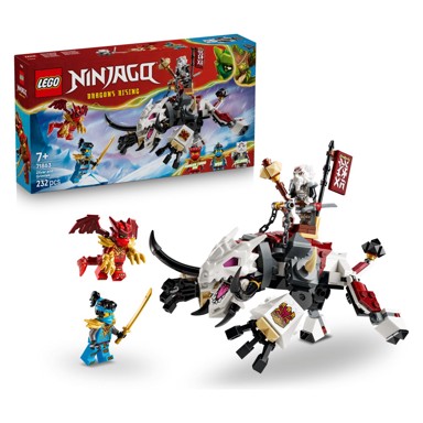 LEGO NINJAGO Konstruktorski set 71863 Zilvar i zmajska zvijer Grimtak