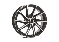 ALUTEC Aluminijska felga 7,0X17 5/108 ET50 (63,4) singa crna sprijeda polirana SIN70750F53-1