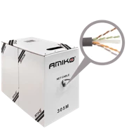 AMIKO Mrežni kabel, FTP, CAT6, CCA, 305 metara