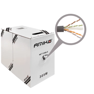 AMIKO Mrežni kabel, FTP, CAT6, CCA, 305 metara