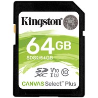 KINGSTON Memorijska kartica Canvas Select Plus SDS2/64GB, SDXC 64GB, Class 10 UHS-I