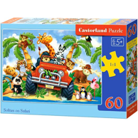 CASTORLAND Puzzle Softies on Safari, 60 kom., crtići
