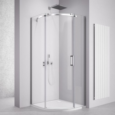 POLYSAN Tuš kabina THRON SQUARE, 900 x 900 mm, lijeva izvedba, prozirno staklo