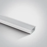 ONE LIGHT Alu profil ugradbeni 23/17/×9××2000mm bijeli dm7902r/w