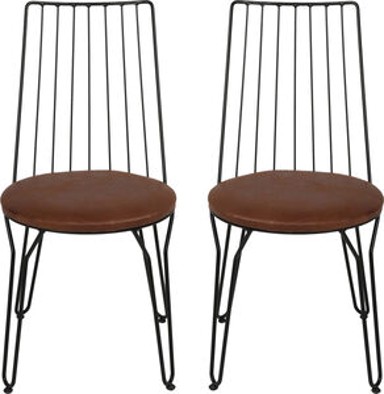Set stolica, Ada 281, crna, 2 komada