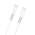 DUDAO USB-C na USB-C kabel L25SC 60 W 1 m, bijeli