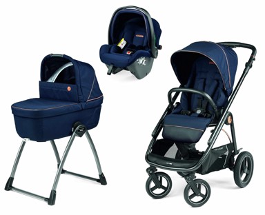 PEG PEREGO Dječja kolica Veloce Belvedere TC SLK 3u1, modularni sustav, plava
